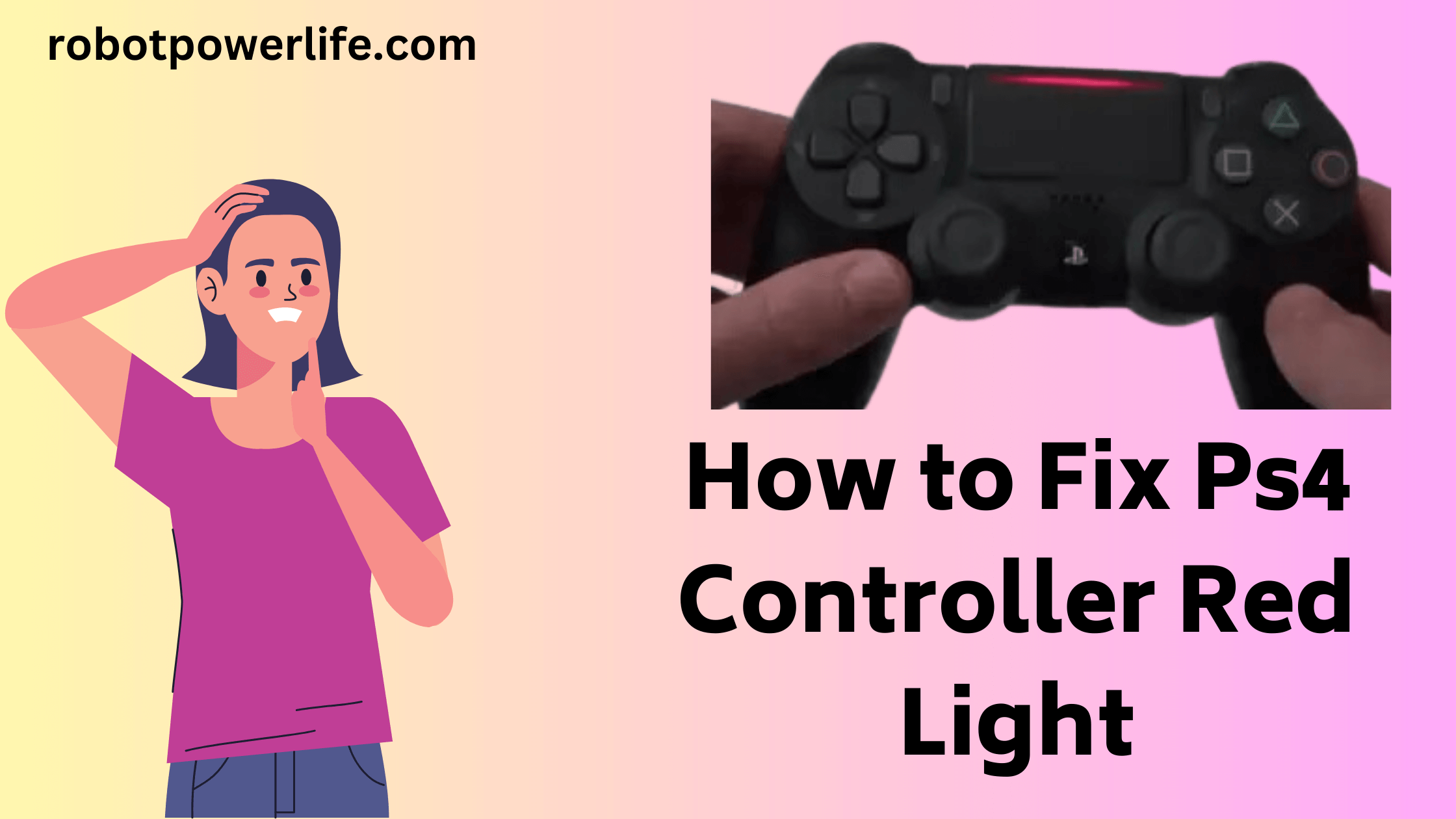 How to Fix Ps4 Controller Red Light