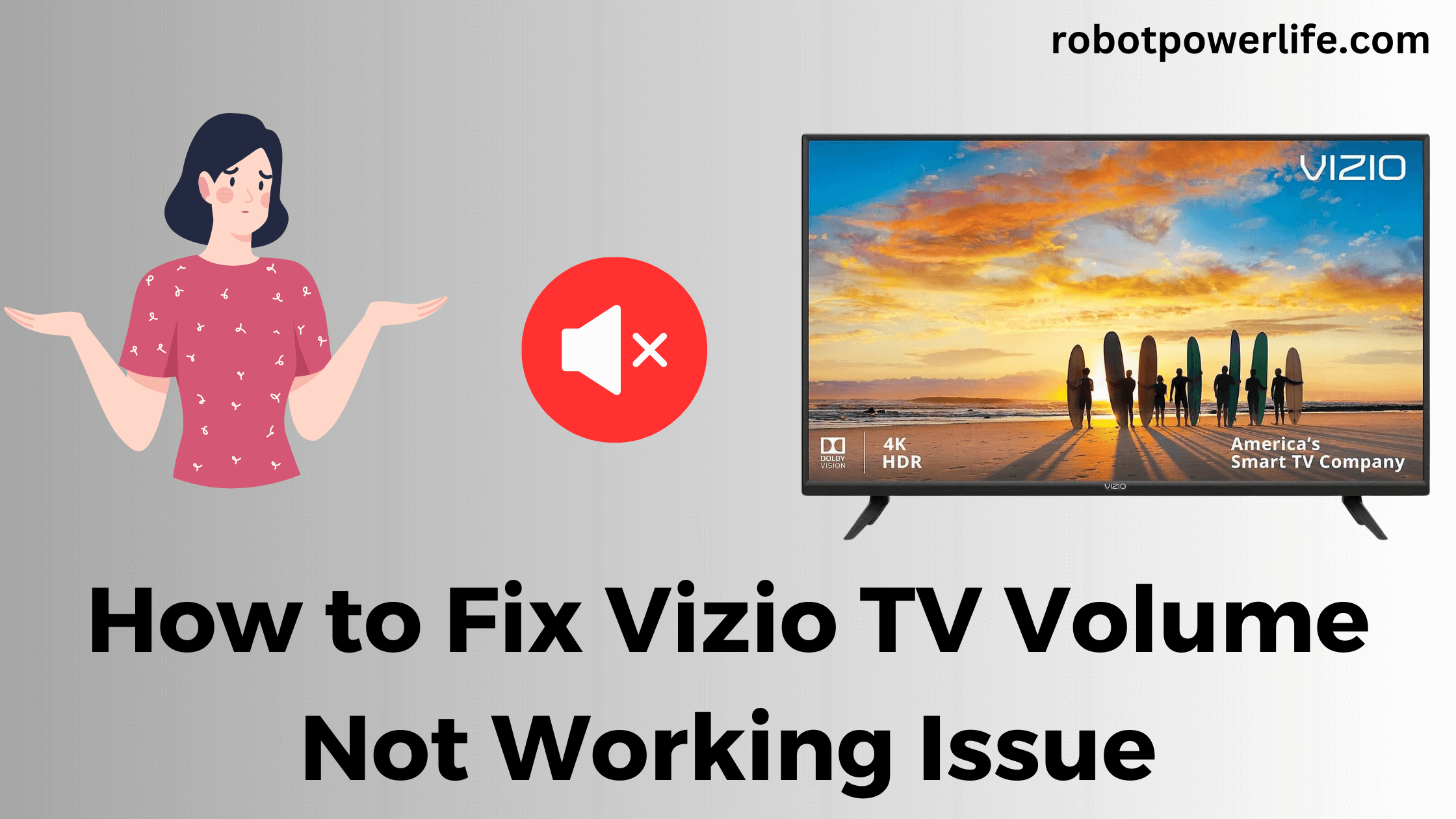 How to Fix Vizio TV Volume Not Working Issue