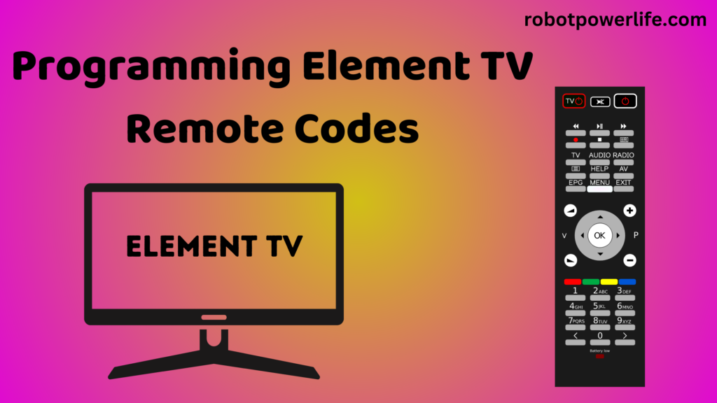 Programming Element TV Remote Codes