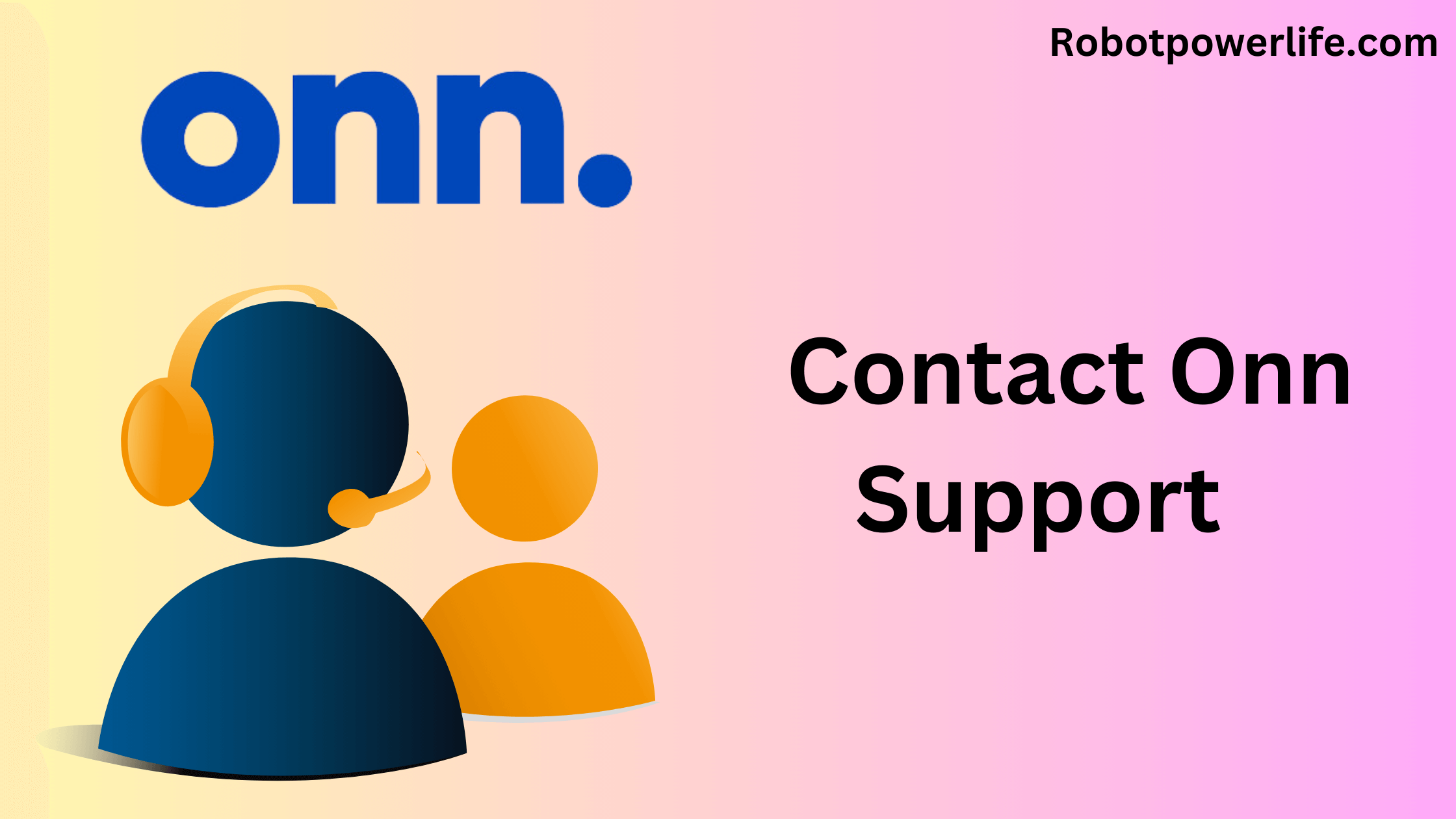 Contact Onn Support